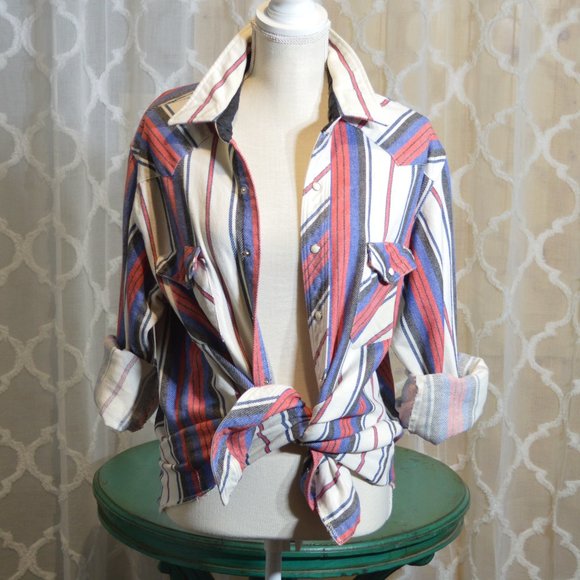 Wrangler Other - Vintage Wrangler Southwestern Stripe Long Sleeve